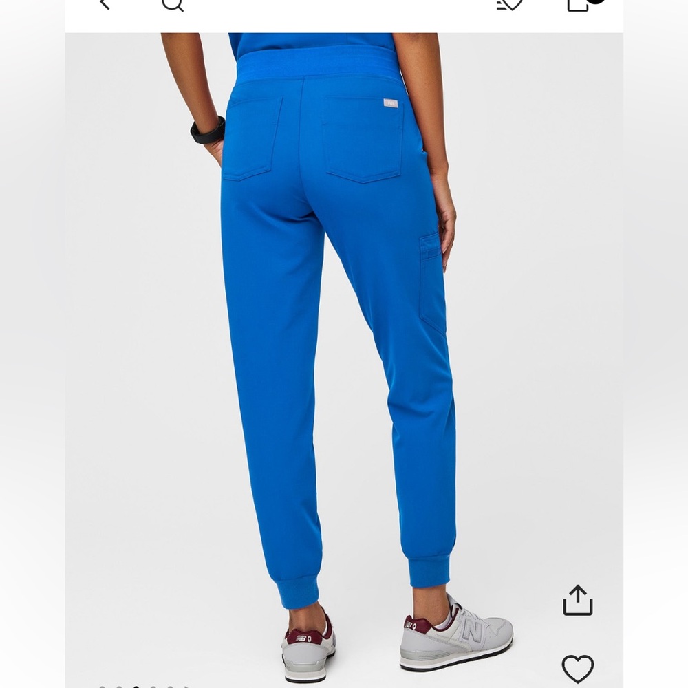 Figs Women’s Zamora Jogger Scrub Pants (S) in Royal Blue